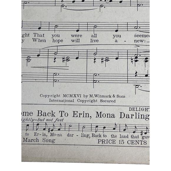 1916 Goodbye Good Luck God Bless You Sheet Music Brennan Ball Ballad - Picture 4 of 6